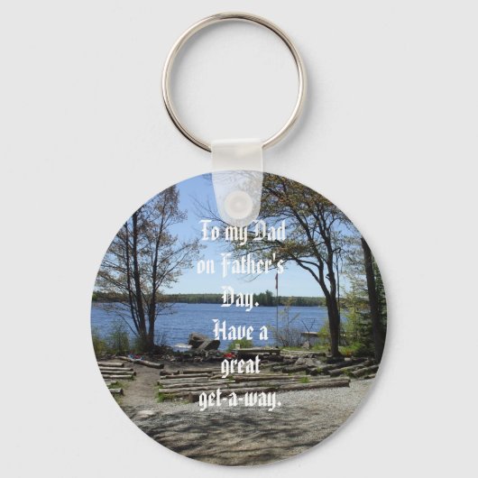 父の日帰り キーホルダー (正面)
