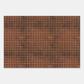 父の日弓のネクタイ、眼鏡と口ひげ ラッピングペーパーシート (正面2)