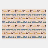 父の日弓タイプレイドラッピング紙シート ラッピングペーパーシート (正面)