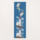 父の日引用文パパ娘ボンディングライトハウス ヨガマット (裏面)