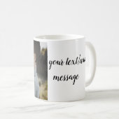 父の日息子の父パパ追加フォト文字パパgif コーヒーマグカップ (正面右)