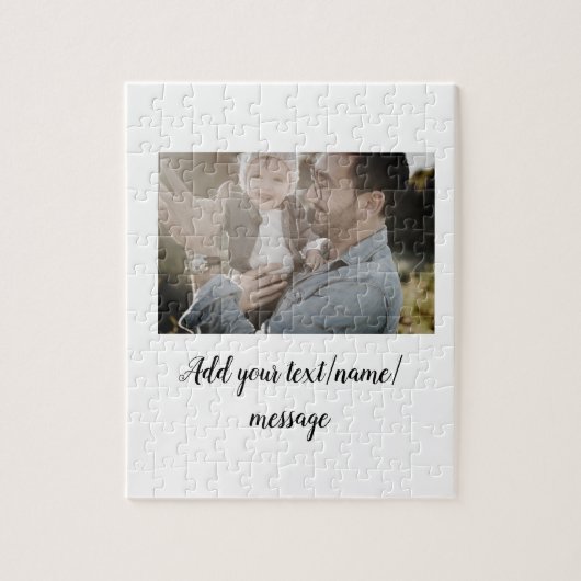 父の日息子の父パパ追加フォト文字パパgif ジグソーパズル (縦)