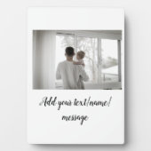 父の日息子の父パパ追加フォト文字パパgif フォトプラーク (正面)