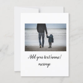 父の日息子の父パパ追加フォト文字パパgif ポストカード