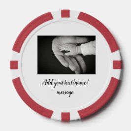 父の日息子の父パパ追加フォト文字パパgif ポーカーチップ