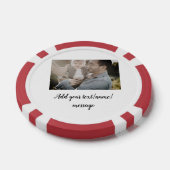 父の日息子の父パパ追加フォト文字パパgif ポーカーチップ (シングル)