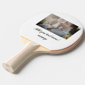 父の日息子の父パパ追加フォト文字パパgif 卓球ラケット (正面アングル)