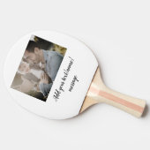 父の日息子の父パパ追加フォト文字パパgif 卓球ラケット (横)