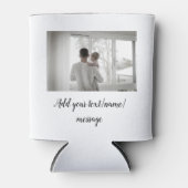 父の日息子の父パパ追加フォト文字パパgif 缶クーラー (正面)