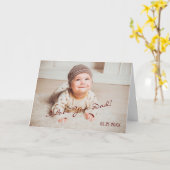 父の日愛するパパカスタムテンプレート カード (黄色い花)