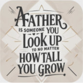 父の日感動的 シール (正面)