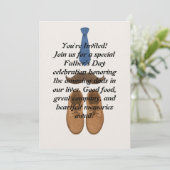 父の日招待カード シーズンカード (スタンド正面)