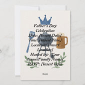 父の日招待カード シーズンカード (裏面)
