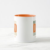 父の日最高のパパパーソナライズされたギフトアイディア マグカップ (中央)