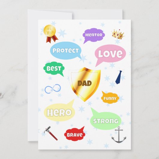 父の日最高のパパワードクラウドキングクラウンラブ (正面)