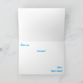 父の日最高のパパワードクラウドキングクラウンラブ カード (内部)