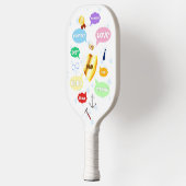 父の日最高のパパワードクラウドキングクラウンラブ ピックルボールラケット (左)
