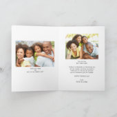 父の日最高のパパEVERフォトコラージュ シーズンカード (内部)