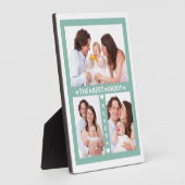 父の日最高のパパEver Family Photo Collage フォトプラーク (側面)