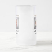 父の日最高のパパEver Kids写真 フロストグラスビールジョッキ (中央)