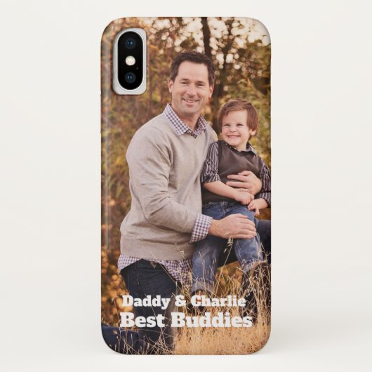 父の日最高の写真 Case-Mate iPhoneケース (裏面)