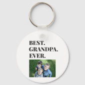 父の日最高の祖父Ever Grandkidsの写真 キーホルダー (裏面)
