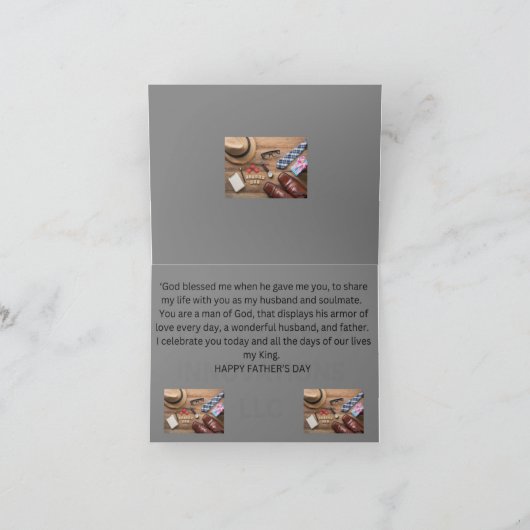 父の日札2 シーズンカード (内部)