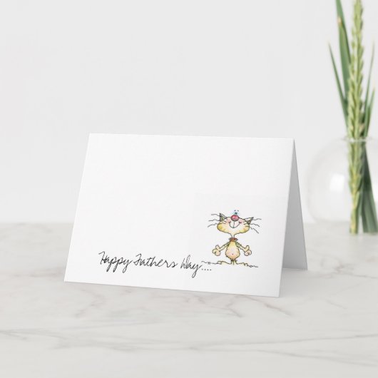 父の日札 カード (正面)