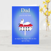 父の日札 カード (黄色い花)