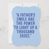 父の日札 カード (裏面)