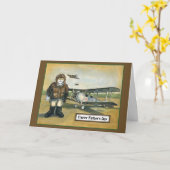 父の日札 – パイロット カード (黄色い花)