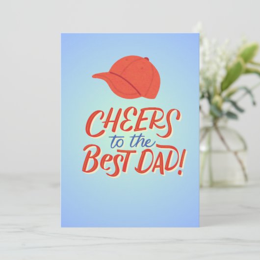 父の日札 招待状 (スタンド正面)