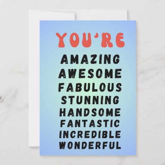 父の日札 招待状 (裏面)