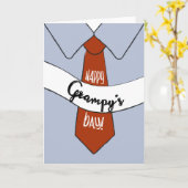 父の日札（文筆） カード (黄色い花)