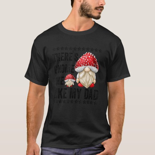 父の日格言息子からパパキノコのパパ Tシャツ (正面)
