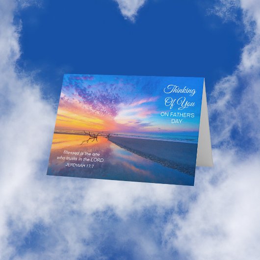 父の日流木海挨拶 カード