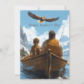 父の日父と娘の行く魚釣り (正面)