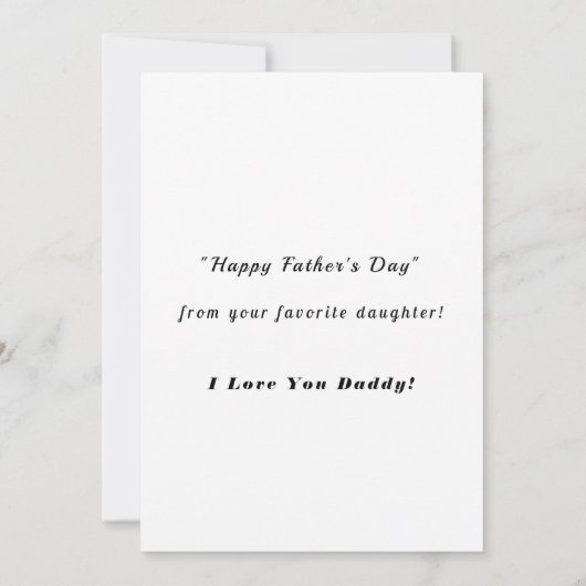 父の日父と娘の行く魚釣り (裏面)