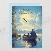 父の日父&ソンローボート魚釣り (正面/裏面)