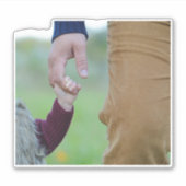 父の日特別なカスタムカットのビニール シール (正面)