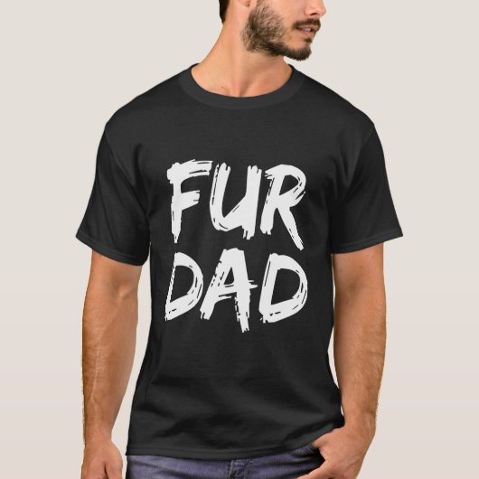 父の日犬のオーナーギフト犬男性へ父おもしろい Tシャツ (正面)