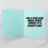 父の日猫おもしろいのバ遊ンジョカード サンキューカード (内部)