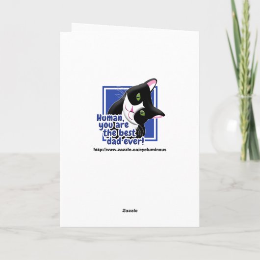 父の日猫 カード (裏面)