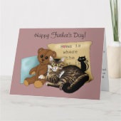 父の日猫 カード (正面)