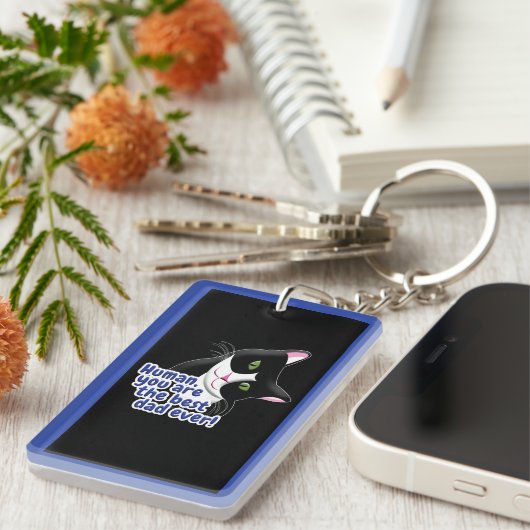 父の日猫 キーホルダー (正面右)