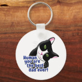 父の日猫 キーホルダー (正面)