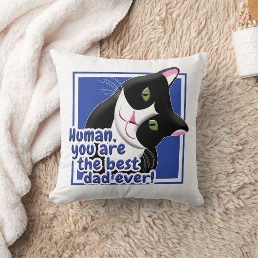 父の日猫 クッション (ブランケット)