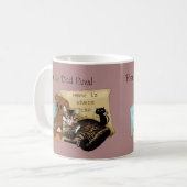 父の日猫 コーヒーマグカップ (正面左)