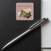 父の日猫 スクエアシール