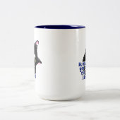 父の日猫 ツートーンマグカップ (中央)